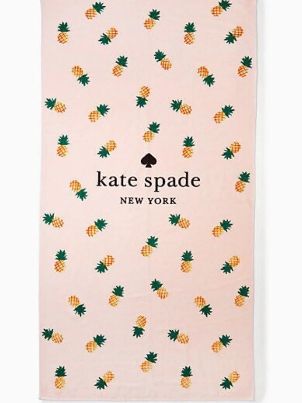 kate spade Pink Pineapple Print Towel